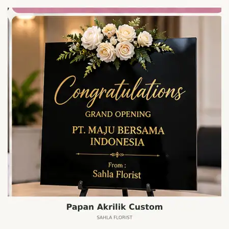 Papan Bunga Akrilik Kaliurang